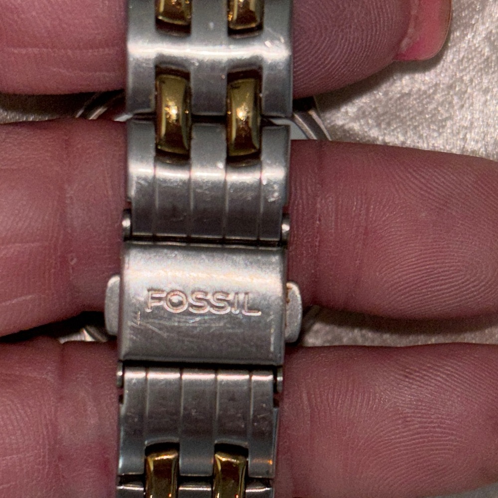 Fossil Women's Two-Tone Crystal Watch - Picture 3 of 3